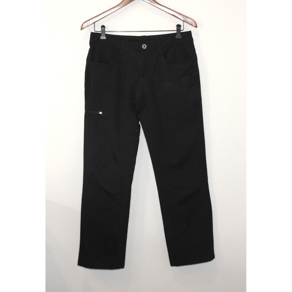 women's The North Face hiking pants Size 4 black stretch straight leg activewear